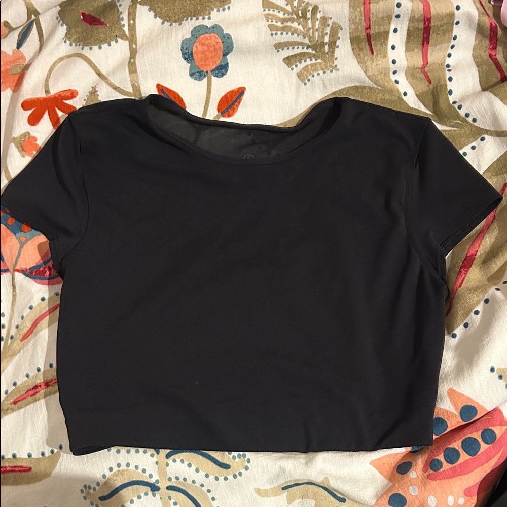 Nulu Mesh Back Baby Tee L